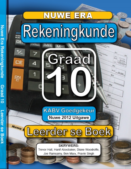 Nuwe Era Rekeningkunde Graad 10 Leerder Boek