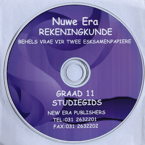 Nuwe Era Rekeningkunde Graad 11 Studiegids CD