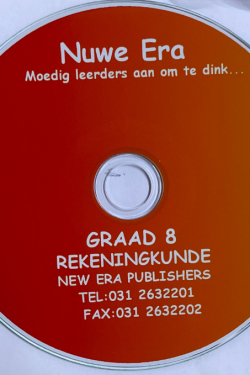 Nuwe Era Rekeningkunde Graad 8 LB/OB/OG set CD
